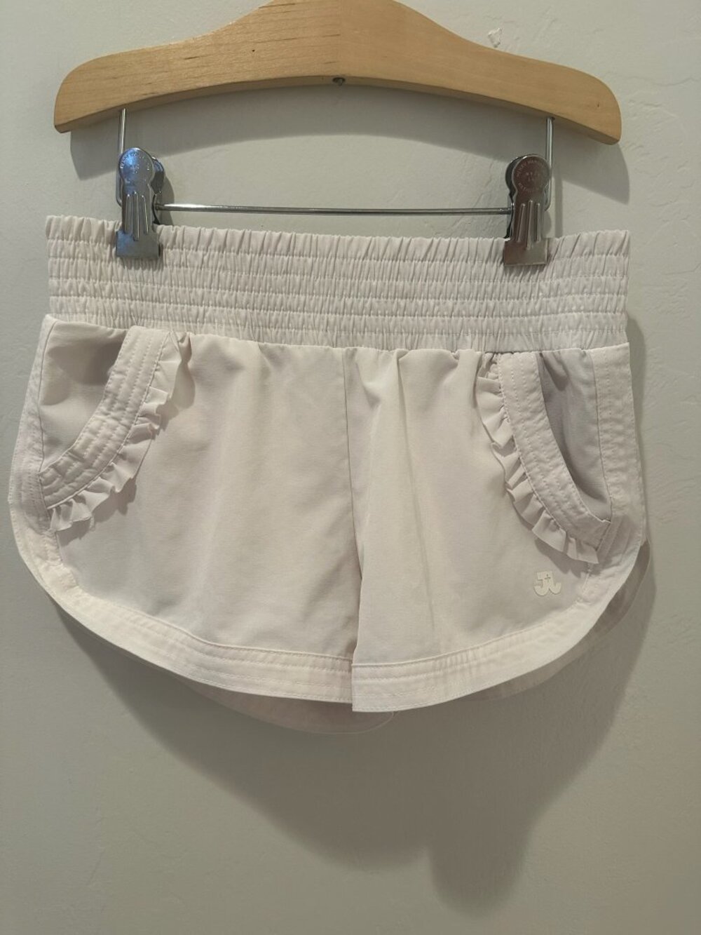 Jo + Jax Womens Piper Shorts-White (Women's XXSA)